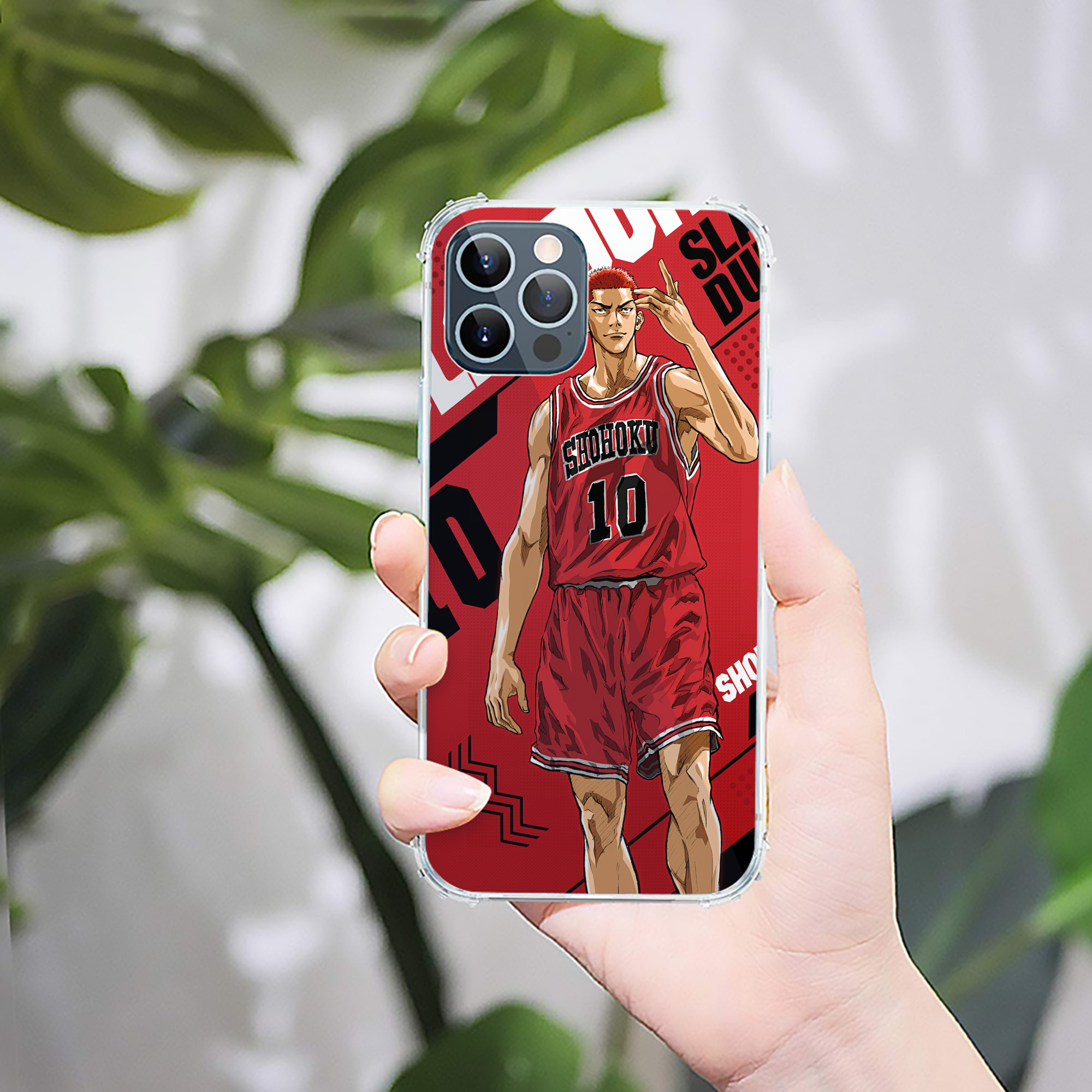 （画像用） SLAM DUNK／スラムダンク 【iPhone 12シリーズ対応】透明スマホケース（クリアソフトケース）